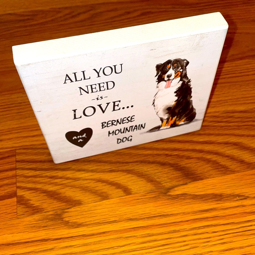 5/$10 Bernese mountain dog decorative piece